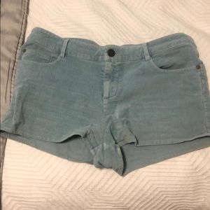 Quiksilver Light Blue Corduroy Shorts